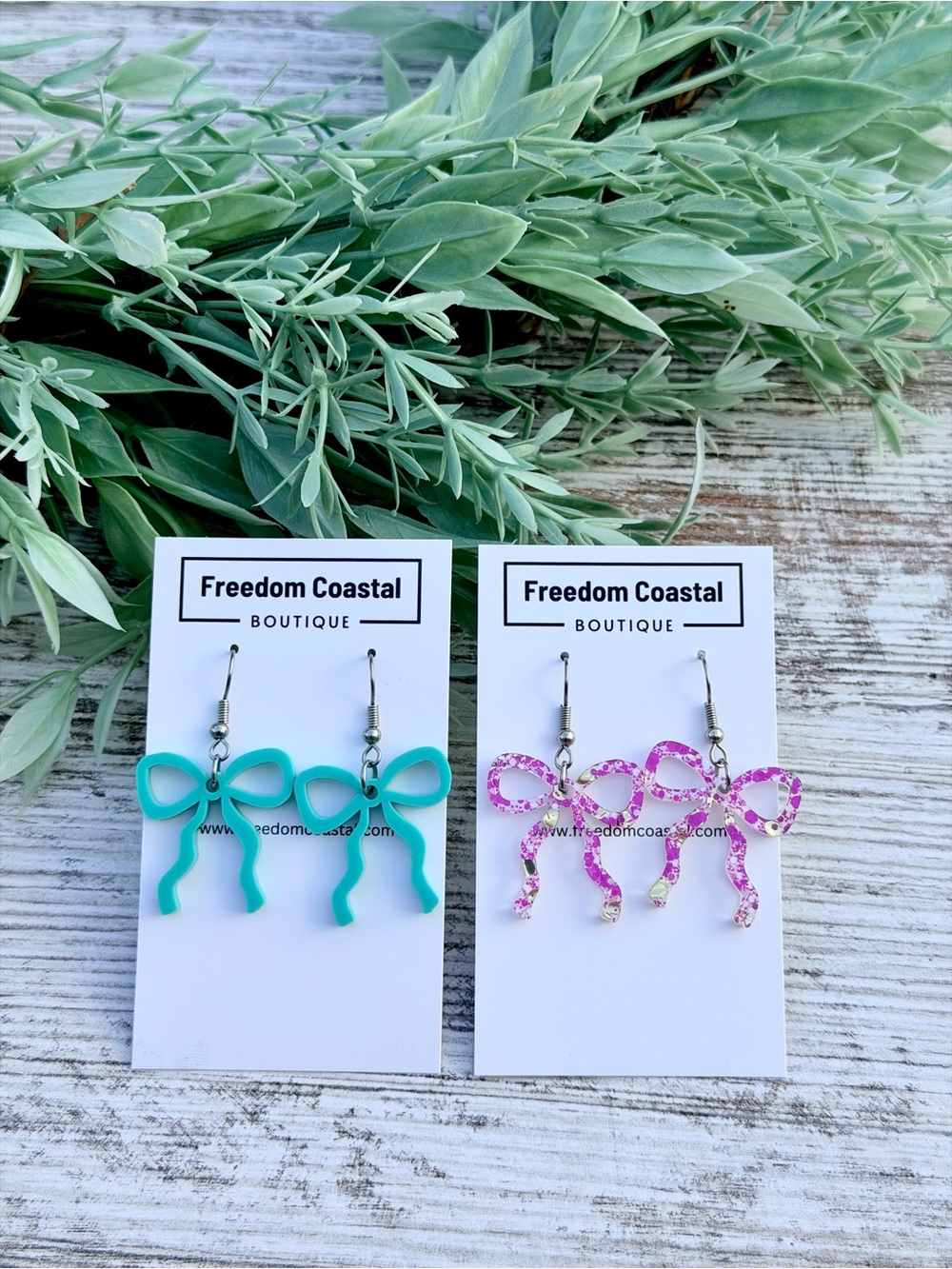 Bow Dangle Earrings